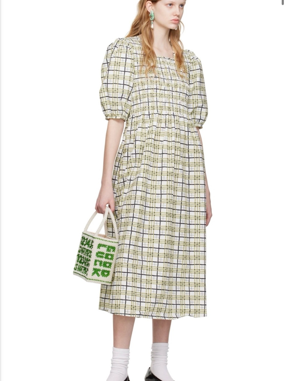 Shrimps Daria Check Poplin Dress